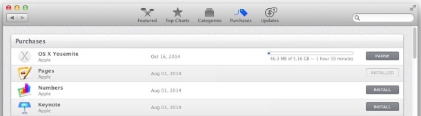 Mac App Store Download Waiting Yosemite